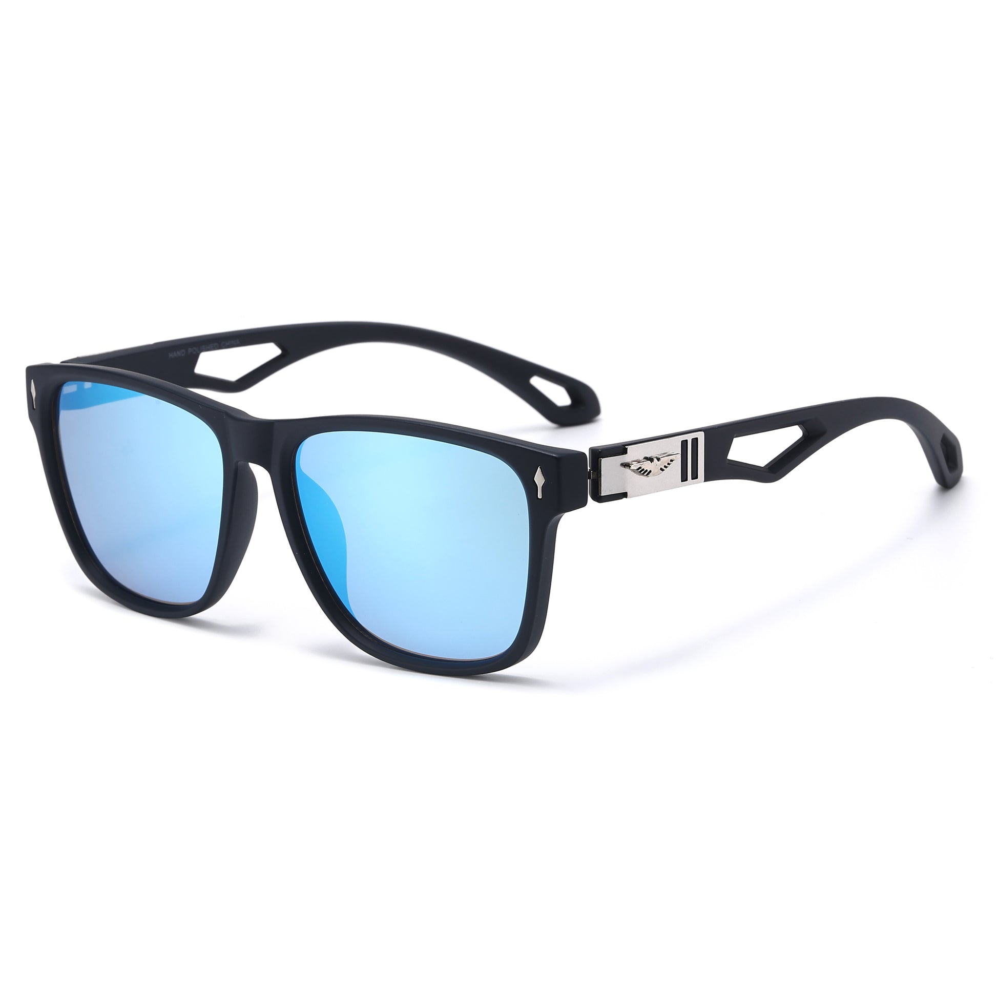 Caliber - Matte Black / Ice Blue Mirror