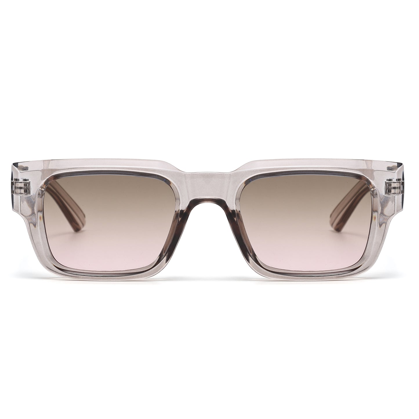 Brutalist - Clear Grey / Gradient Brown Pink