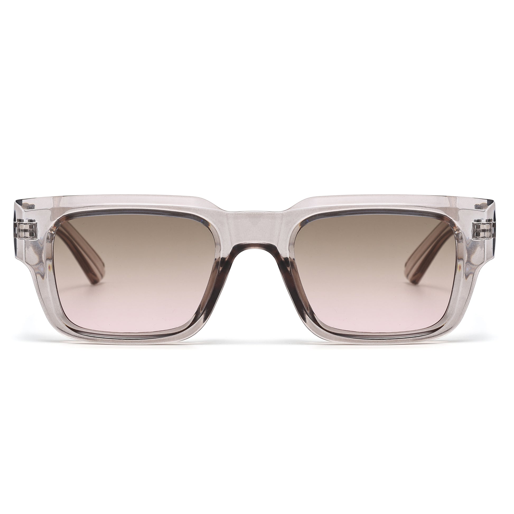 Brutalist - Clear Grey / Gradient Brown Pink